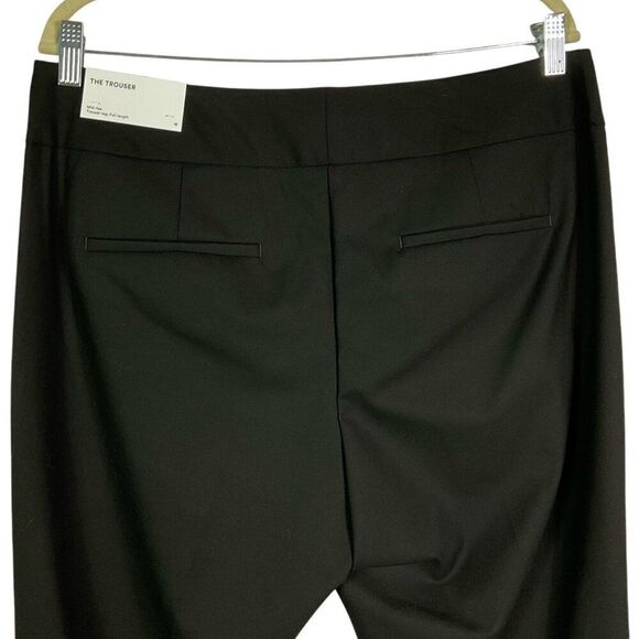 Ann Taylor Factory Mid-Rise Trouser Leg Full Length Pants, Size 12, Black, NWT - Picture 6 of 12